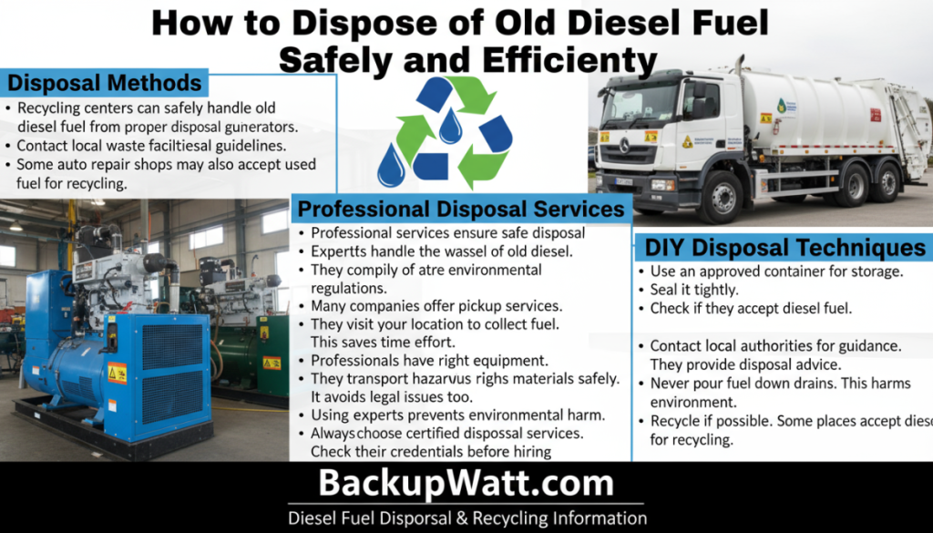 How to Dispose of Old Diesel Fuel Safely and Efficiently
