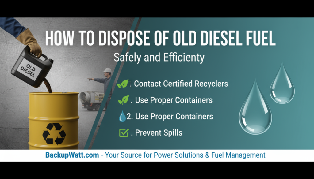 How to Dispose of Old Diesel Fuel Safely and Efficiently