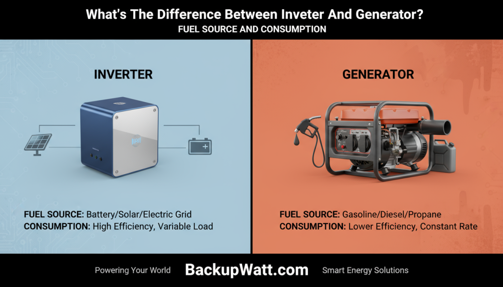 Difference between Inverter And Generator