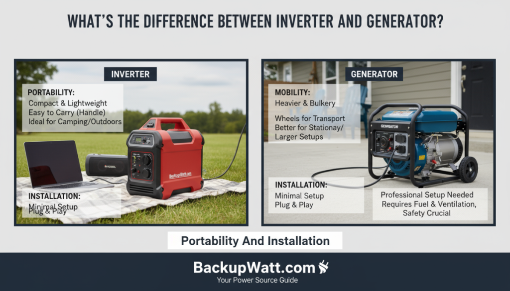 Difference between Inverter And Generator