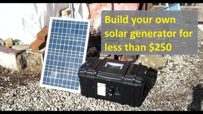 How to Build a Mini Solar Generator: DIY Power Guide - BackupWatt